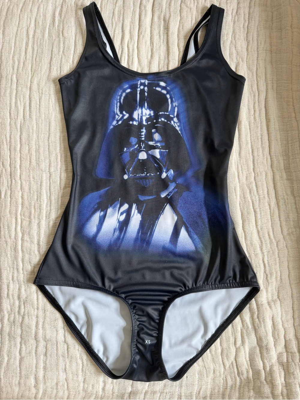 Black & Blue Graphic One-Piece Swimsuit - Star Wars Inspired